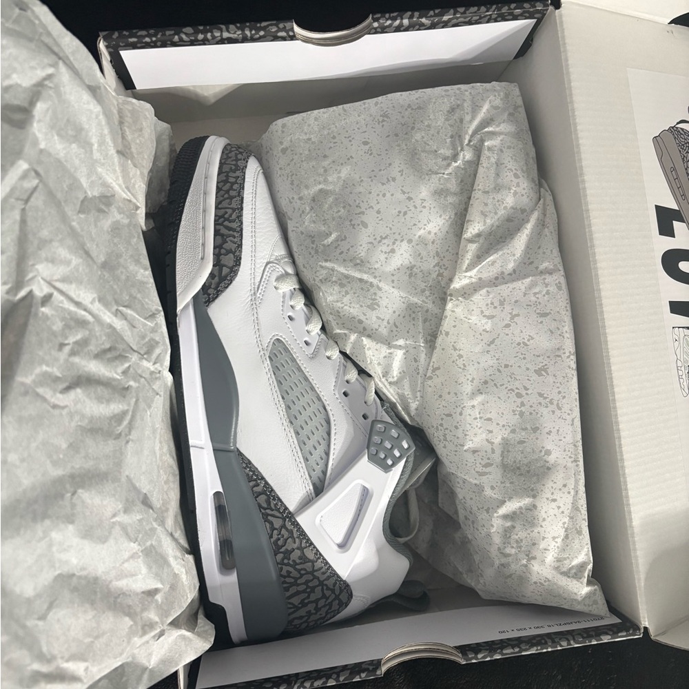 White and Gray Sneakers